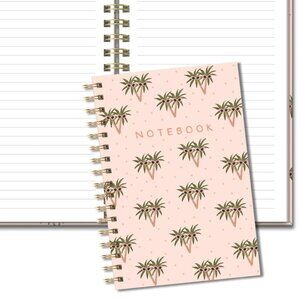 Studio Oh Medium Spiral Notebook 5.75" x 8.75" - Sunny Palms